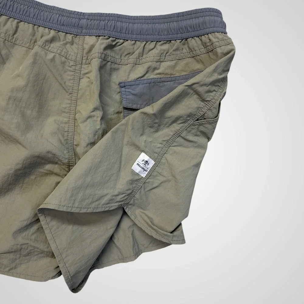 Maamgic‎ Swim Trunks Mens XL Olive Green Excellent 5